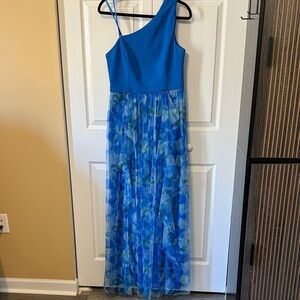 Adrianna Papell Elegant Blue Dress
